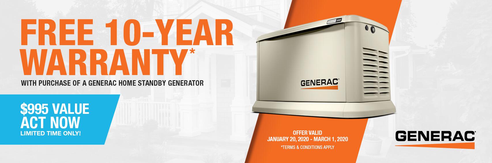 Homestandby Generator Deal | Warranty Offer | Generac Dealer | East Rutherford, NJ
